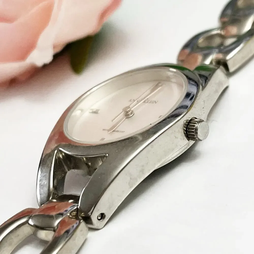 Anne Klein Silver Link Watch